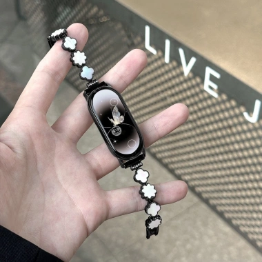 Dây đeo thép không gỉ cho Xiao Mi Band 10/9/8 NFC - Vòng tay kim loại, Miband 10Ceramic
