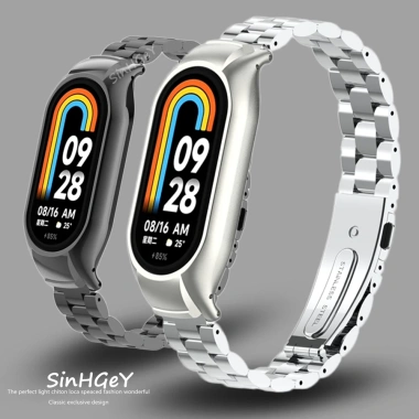 Dây đeo thép không gỉ cho Xiaomi Mi Band 10 9 8 7 & 6 5 4 3 - Thay thế, bền, giá tốt