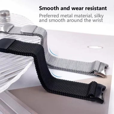 Dây đeo thép không gỉ cho Xiaomi Smart Band 10 9 8 Ceramic Edition, giá 71.500 VND 3 Dây đeo thép không gỉ cho Xiaomi Smart Band 10 9 8 Ceramic Edition, giá 71.500 VND 3