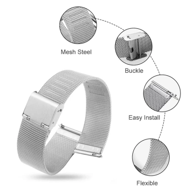 Dây đeo thép không gỉ khóa kim loại cho Huawei Band 10-6 & Honor Band 9-6, bền bỉ, sang trọng, giảm giá 119k