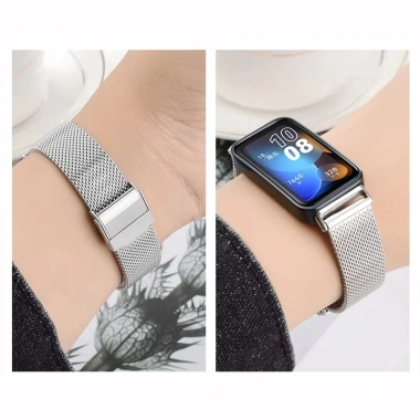 Dây đeo thép không gỉ khóa kim loại cho Huawei Band 10-6 & Honor Band 9-6, bền bỉ, sang trọng, giảm giá 119k