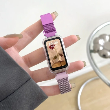 Dây đeo thép không gỉ Milanese cho Huawei Band 10/9/8/7/6/6Pro Honor Band 9/7/6 - Vòng tay từ tính, giá 75.350 VND 6