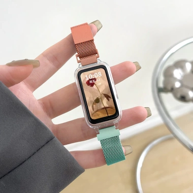 Dây đeo thép không gỉ Milanese cho Huawei Band 10/9/8/7/6/6Pro Honor Band 9/7/6 - Vòng tay từ tính, giá 75.350 VND 8