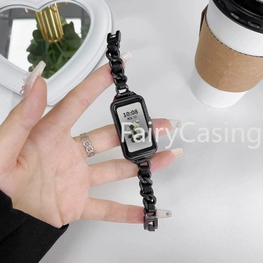 Dây đeo thép không gỉ thời trang cho Huawei và Honor Band 10-9-8-7-6, 9-7-6 Vòng da kim loại giá ưu đãi 170.500