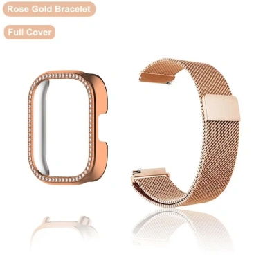Dây đeo từ tính Milanese + Ốp lưng TPU Case cho Redmi Watch 5 Active & Watch5 Lite – Bảo vệ màn hình, 99.780₫