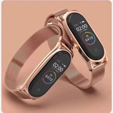 Day deo tu tinh thep khong gi Mi Band 9 va Mi Band 10 NFC Phu kien thoi trang