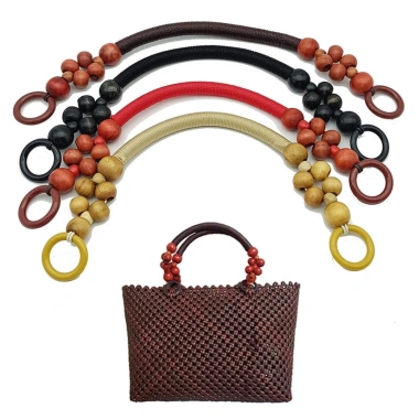 Dây đeo túi xách 48cm gỗ dệt thủ công thời trang cổ điển nữ giá ưu đãi 45.735₫