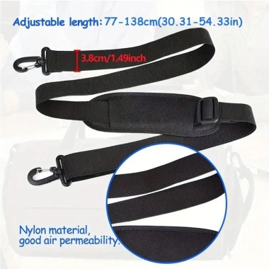 Dây Đeo Vai Điều Chỉnh Túi Nylon Mở Rộng, Dây Xích Thanh Lịch Có Tháo Rời, Đệm Dây Thay Thế Nữ 2