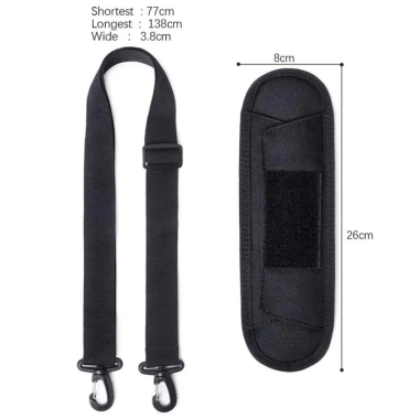Dây Đeo Vai Điều Chỉnh Túi Nylon Mở Rộng, Dây Xích Thanh Lịch Có Tháo Rời, Đệm Dây Thay Thế Nữ 7