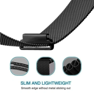Dây đeo vòng Milanese kim loại từ tính cho Huawei GT6/GT5 42-46mm - Thép không gỉ, 57.032₫ 3