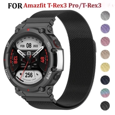 Dây đeo vòng từ tính Milan cho Amazfit T-Rex 3 - Vòng đeo tay Milanese Metal giảm giá 113.682 VND