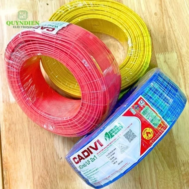 Dây Điện CADIVI Đôi VCmd/LF 2x1 Ruột Đồng Mềm PVC Chống Cháy 16.500₫ Quỳnh Diễn