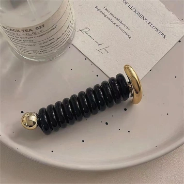 Dây điện thoại xoắn ốc - Phụ kiện tóc bện tóc nữ, bện đuôi ngựa, phong cách tính khí