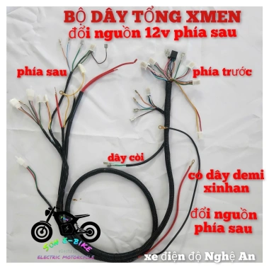 Dây Điện Tổng Xe Xmen Giắc Cắm IC Votol Đổi Nguồn 12V Sau - Dây Demi Giá 169k