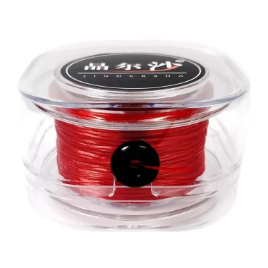 Dây Đính Hạt HYCEO 60M 0.8mm Co Giãn Chống Mài Mòn Đỏ Trắng Đen - Phụ Kiện Vòng Tay Cổ