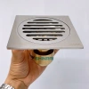 Đáy Đồng 12x12-15x15 5.5cm Ga Thoát Sàn, Phễu Thoát Nước Nhà Tắm Chống Mùi Hôi - 75k 6