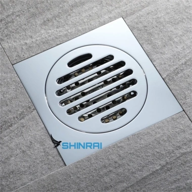 Đáy Đồng 12x12-15x15 5.5cm Ga Thoát Sàn, Phễu Thoát Nước Nhà Tắm Chống Mùi Hôi - 75k