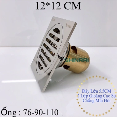 Đáy Đồng 12x12-15x15 5.5cm Ga Thoát Sàn, Phễu Thoát Nước Nhà Tắm Chống Mùi Hôi - 75k 10 Đáy Đồng 12x12-15x15 5.5cm Ga Thoát Sàn, Phễu Thoát Nước Nhà Tắm Chống Mùi Hôi - 75k 10