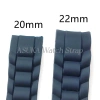Dây đồng hồ silicon 16‑26mm Seiko – Cong End, chống nước thể thao, giảm 58.895₫ 4