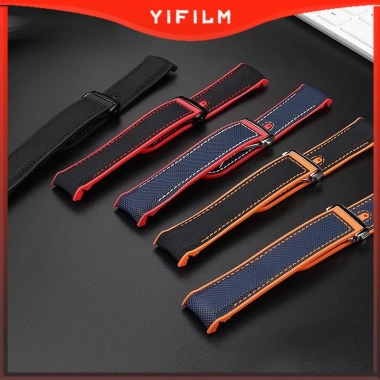Dây đồng hồ silicone nylon YIFILM cho Omega 300, Lineraster 600 – PLANET OCEAN, giá chỉ 265.538₫ 4
