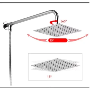 Đầy đủ bộ cần sen tắm, bát sen 20cm vuông/tròn + dây sen đứng - Giá chỉ 46.000đ 8