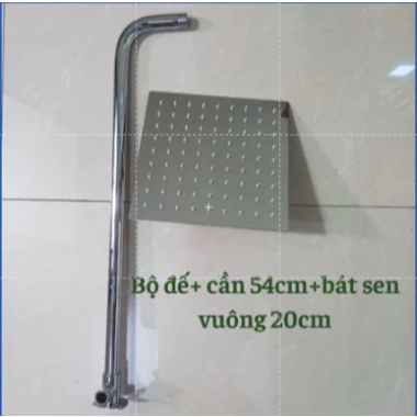 Đầy đủ bộ cần sen tắm, bát sen 20cm vuông/tròn + dây sen đứng - Giá chỉ 46.000đ 12