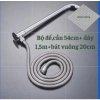 Đầy đủ bộ cần sen tắm, bát sen 20cm vuông/tròn + dây sen đứng - Giá chỉ 46.000đ 14