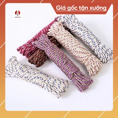 Dây dù Paracord đa năng 10m lõi 4mm - Du lịch, cắm trại, phơi quần áo, giá chỉ 13.500₫ 3 Dây dù Paracord đa năng 10m lõi 4mm - Du lịch, cắm trại, phơi quần áo, giá chỉ 13.500₫ 3