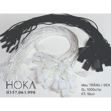 Dây dù treo tag sản phẩm 1.000 chiếc - Giá 60.000₫, bền, dễ gắn, giảm giá 5