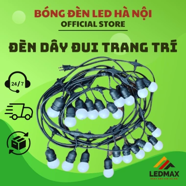 Dây đui đèn trang trí ngoài trời - Đui đúc chống nước, tiết kiệm điện, siêu sáng cho quán cà phê, giảm giá 99.000₫ 2