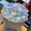 Dây hạt ngọc trai nhựa trắng trang trí bó hoa, tiệc, handmade lẻ mét Giá 10.000 VNĐ 7