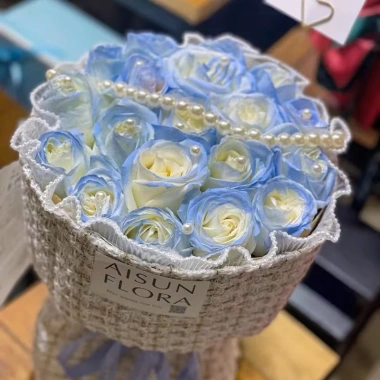Dây hạt ngọc trai nhựa trắng trang trí bó hoa, tiệc, handmade lẻ mét Giá 10.000 VNĐ 7