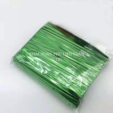 Dây kẽm buộc 8-10cm nhiều màu - Đa năng cho túi kẹo, bánh mì, gói quà, lan cây cảnh - 13.000 VND