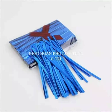 Dây kẽm buộc 8-10cm nhiều màu - Đa năng cho túi kẹo, bánh mì, gói quà, lan cây cảnh - 13.000 VND
