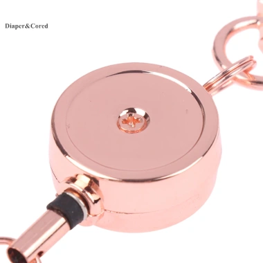 Dây kéo CORED 21MM kim loại chống trộm, dễ dàng kéo, móc khóa đàn hồi, vòng chìa khóa thu vào – 51.040₫