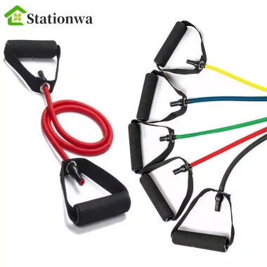 Dây Kéo Kháng Lực Yoga Đơn Sắc 5 Cấp Độ - Đa Chức Năng, Giá Ưu Đãi 59.6k