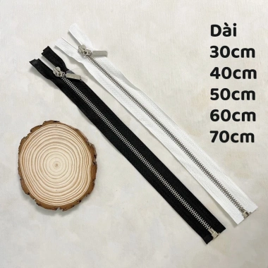 Dây kéo khóa răng 5 HKK chính hãng - Độ dài 30-70cm, chỉ 48.000₫ (giá gốc 59.040₫) Dây kéo khóa răng 5 HKK chính hãng - Độ dài 30-70cm, chỉ 48.000₫ (giá gốc 59.040₫)