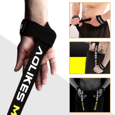 Dây kéo lưng Lifting Straps AOLIKES tập Gym giảm giá 75.000đ bám chắc an toàn