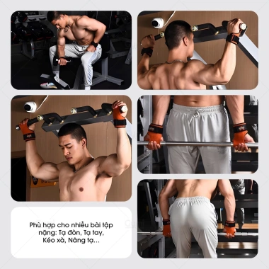 Dây Kéo Lưng VALEO Da Cao Cấp - Quấn Cổ Tay Lifting Strap, Giá ưu đãi 203.899 VND