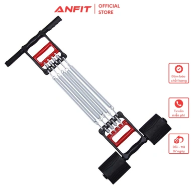 Dây Kéo Tập Bụng 5 Sợi Lò Xo Titan ANFIT - Giá 129k, Tập Gym Tại Nhà Hiệu Quả