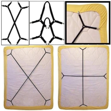 Dây kẹp cố định ga giường 3 mặt 6 cạnh - Tiện lợi, chắc chắn, giá chỉ 50.000₫