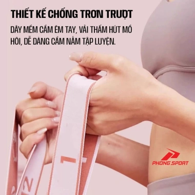 Dây kháng lực 12 cấp độ - Dây đàn hồi tập Yoga, Gym, cơ tay, vai, toàn thân, giá 59.000₫ 3