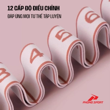 Dây kháng lực 12 cấp độ - Dây đàn hồi tập Yoga, Gym, cơ tay, vai, toàn thân, giá 59.000₫ 6