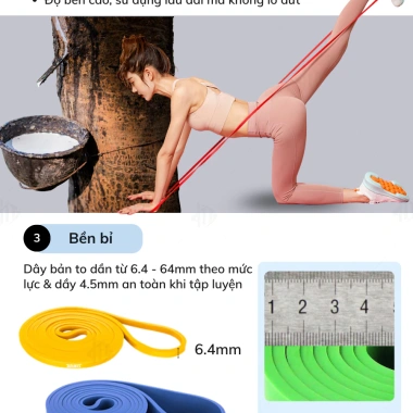 Dây Kháng Lực Đa Năng Aolikes AL3.602 Power Band Cao Su Gym Toàn Thân Giá 99.000đ 3 Dây Kháng Lực Đa Năng Aolikes AL3.602 Power Band Cao Su Gym Toàn Thân Giá 99.000đ 3