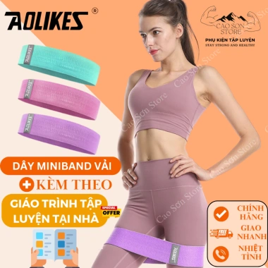Dây kháng lực đàn hồi Aolikes MiniBand tập chân mông đùi tại nhà 38.997₫
