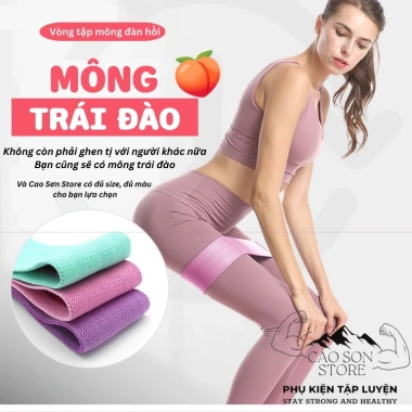 Dây kháng lực đàn hồi Aolikes MiniBand tập chân mông đùi tại nhà 38.997₫