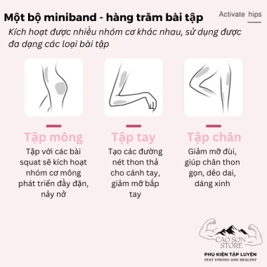 Dây kháng lực đàn hồi Aolikes MiniBand tập chân mông đùi tại nhà 38.997₫ 6 Dây kháng lực đàn hồi Aolikes MiniBand tập chân mông đùi tại nhà 38.997₫ 6