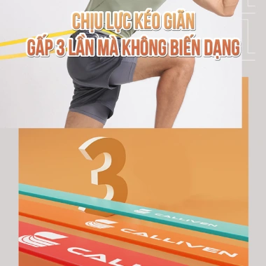 Dây Kháng Lực Gym Power Band CALLIVEN - Cao Su Đàn Hồi Tốt, Giá chỉ 24.000₫ 4