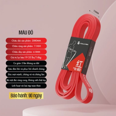 Dây Kháng Lực Gym Power Band CALLIVEN - Cao Su Đàn Hồi Tốt, Giá chỉ 24.000₫ 9
