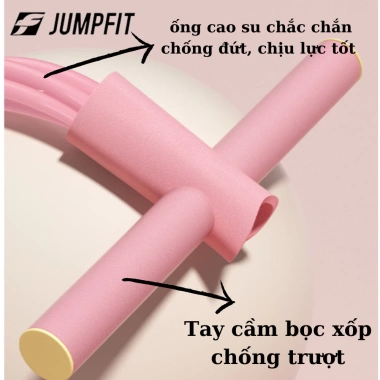 Dây kháng lực JUMPFIT 6 ống cao su tập bụng tại nhà - Dây kéo đàn hồi cho nữ, 49k 2 Dây kháng lực JUMPFIT 6 ống cao su tập bụng tại nhà - Dây kéo đàn hồi cho nữ, 49k 2